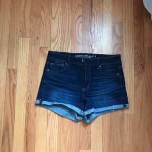 High-Rise Jean Shorts